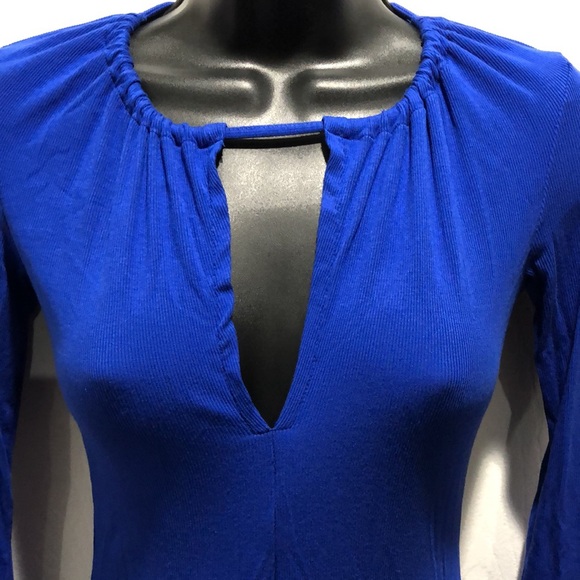 Blue long sleeve bodysuit. - Picture 2 of 5